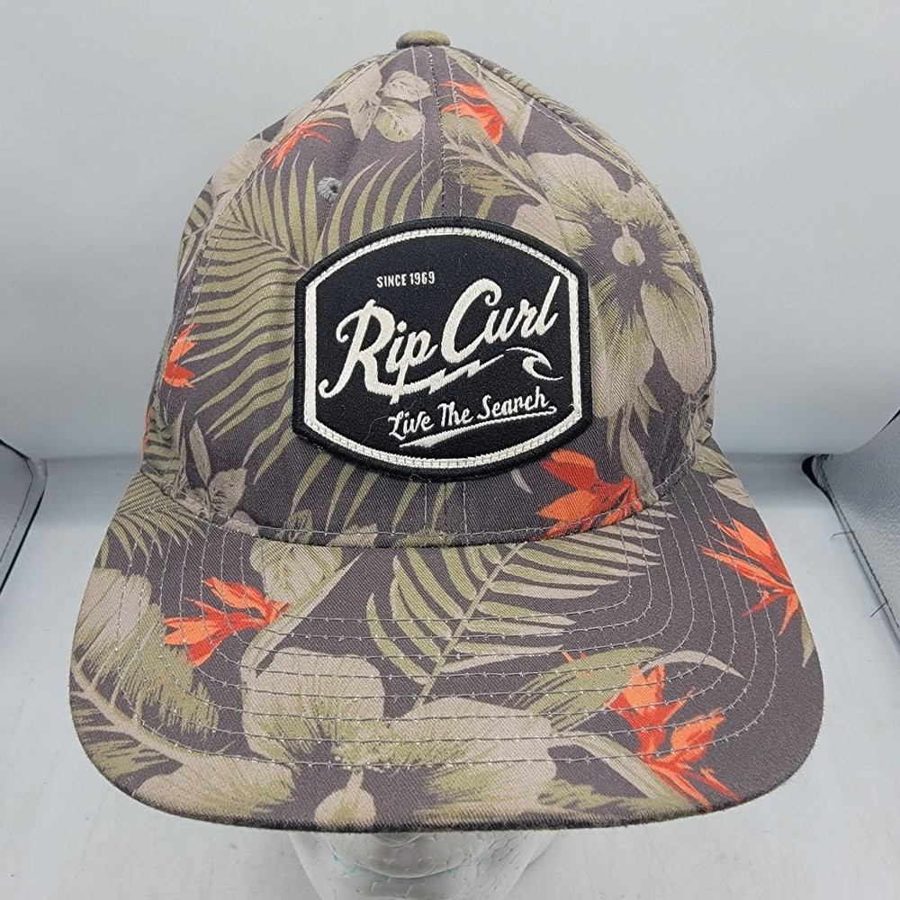 Rip Curl Live The Search Adults Floral Tropical Hat Adjustable Comfort Casual